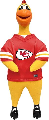 Littlearth NFL Team Rubber Chicken Toy New Orleans Saints in Kuwait