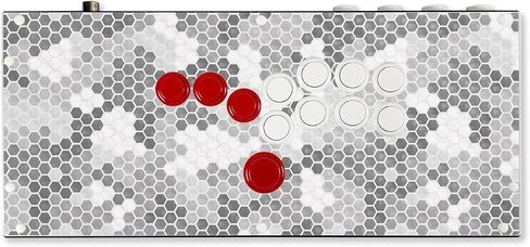 Carbon Fiber Gaming Skin Compatible with Hit Box (PS4/PC) - Scorpio - Premium 3M Vinyl Protective Wrap Decal Cover - Easy to Apply | Crafted in The USA by MightySkins in Saudi Arabia