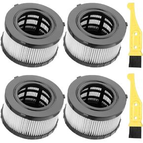 ANBOO 4 Pack DC5151H HEPA Vacuum Filters Replacement for DeWalt DC515 DCV517 Wet/Dry Vacuum Cleaners, with 2 Cleaning Brushes