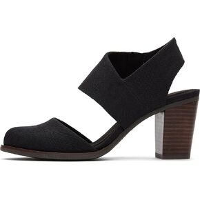 Tomens Women's Majorca Closed Toe Black Canvas 9.5