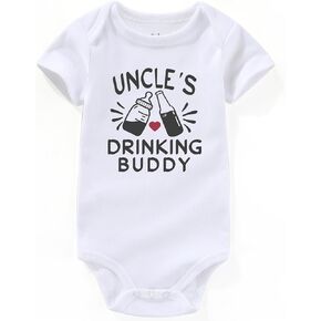 Funny best uncle Baby Clothes uncle's Drinking Buddy baby outfits Baby Bodysuits Gifts