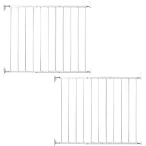 بوابة أطفال من كيدكو سيفوي أعلى السلالم سريعة الفك مصنوعة من الفولاذ لحجب السلالم أو الممرات وغرف التقسيم، باللون الأبيض (عبوتان) in Kuwait