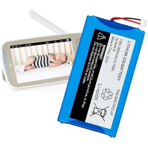 Reaplacement Rechargeable Battery for Infant Optics DRX-8 Pro Video Baby Monitors(Not Compatible with DXR-8)