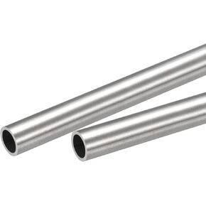uxcell 2Pcs 304 Stainless Steel Tube, OD 4mm x 0.2mm Wall Thick 400mm Length Capillary Metal Tubing for Industry Machinery