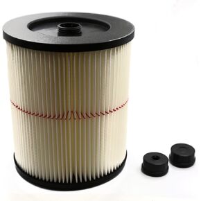 Vacuum Cleaner Filter Compatible With 9-17816 And Addtional Cap Compatible With Craftsman Nut 16938