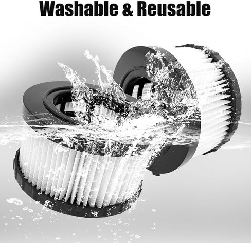 ANBOO 4 Pack DC5151H HEPA Vacuum Filters Replacement for DeWalt DC515 DCV517 Wet/Dry Vacuum Cleaners, with 2 Cleaning Brushes in Saudi Arabia