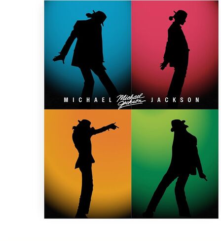 King of Pop - ديكور غرفة موسيقى مايكل جاكسون العتيق في الثمانينيات، جمالي، ملصقات الموسيقى فن جدار المكتب لديكور غرفة المعيشة الجمالية، ديكور المنزل، النوم، ديكور غرفة النوم وديكور كهف الرجل، غير مؤطر - 8x10 in Kuwait