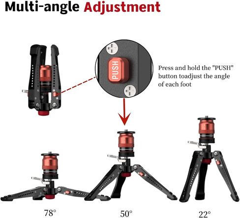 IFOOTAGE Cobra 3 Base,Monopod Base,Portable Tabletop Mini Tripod Mount with 360° Degree Rotatable Ball-Head,Quick Release Platform,Compatibility Cobra 2,Max Load 17.6 lbs in Saudi Arabia