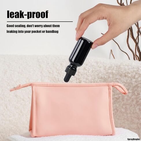 48 Pcs, 1oz Glass Dropper Bottle, Leakproof Tincture Bottles with Dropper, Green Reusable Eye Dropper Bottle, Preety Frosted Texture, for All Kinds of Liquids (Green-Frosted, 1oz-48pcs) in Saudi Arabia