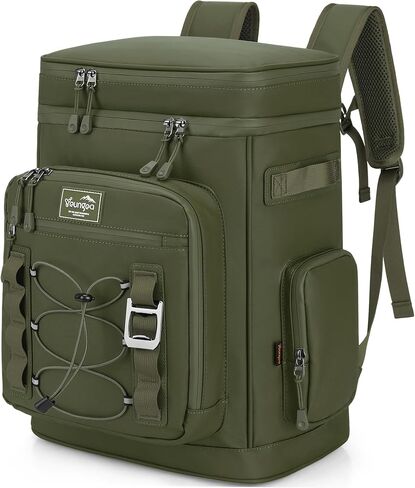 42Cans Cooler Backpack Insulated Waterproof for Men & Women, Large Leak Proof Backpack Cooler for Beach, Multi-Functional, Grey in Saudi Arabia