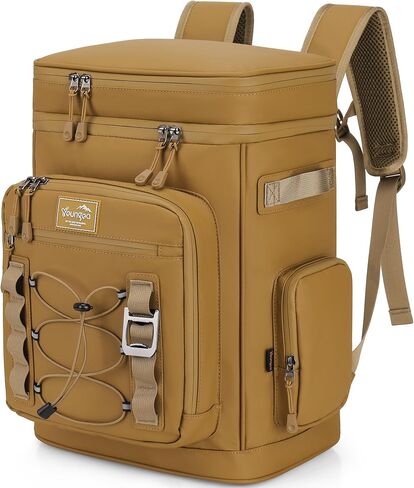42Cans Cooler Backpack Insulated Waterproof for Men & Women, Large Leak Proof Backpack Cooler for Beach, Multi-Functional, Grey in Saudi Arabia