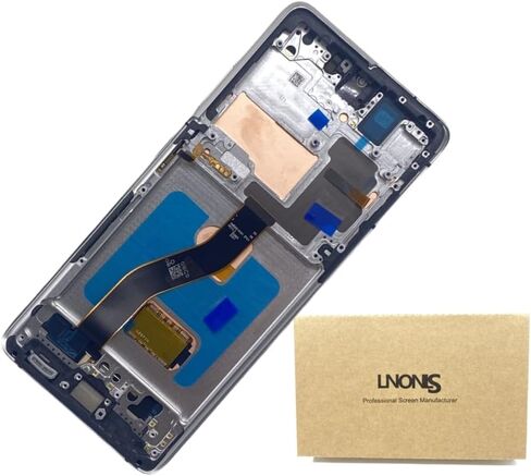 شاشة OLED بديلة لهاتف Samsung Galaxy S21 Ultra 5G LCD لهاتف Samsung S21 Ultra Touch Digitizer Screen Display Assembly مع مجموعة أدوات الإطار G998U G998B/DS أسود in Kuwait