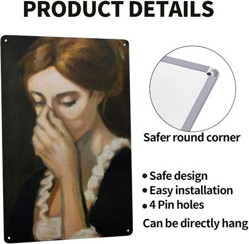 Womens Funny Metal Tin Sign, Vintage Room Kitchen Signs Wall Decor, Outdoor Signs Bar Aesthetic Decoration Restaurant Cafe Art Poster 12 x 8 Inch in Saudi Arabia