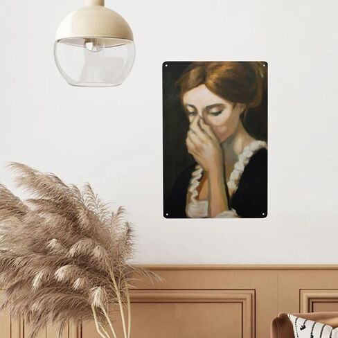 Womens Funny Metal Tin Sign, Vintage Room Kitchen Signs Wall Decor, Outdoor Signs Bar Aesthetic Decoration Restaurant Cafe Art Poster 12 x 8 Inch in Saudi Arabia