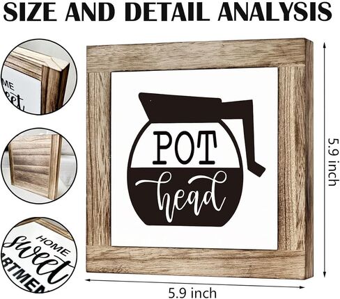 But First Cafecito Sign, Coffee Wood Sign, Wooden Box Signs for Home Decor, Funny Cute Coffee Decor, Tabletop Shelf Counter Decor, Office Coffee Bar Corner Shop Cafe Decoration, Coffee Lover Gift in Saudi Arabia