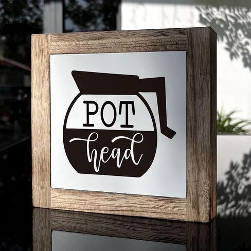 But First Cafecito Sign, Coffee Wood Sign, Wooden Box Signs for Home Decor, Funny Cute Coffee Decor, Tabletop Shelf Counter Decor, Office Coffee Bar Corner Shop Cafe Decoration, Coffee Lover Gift in Saudi Arabia
