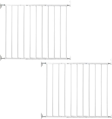 بوابة أطفال من كيدكو سيفوي أعلى السلالم سريعة الفك مصنوعة من الفولاذ لحجب السلالم أو الممرات وغرف التقسيم، باللون الأبيض (عبوتان) in Kuwait