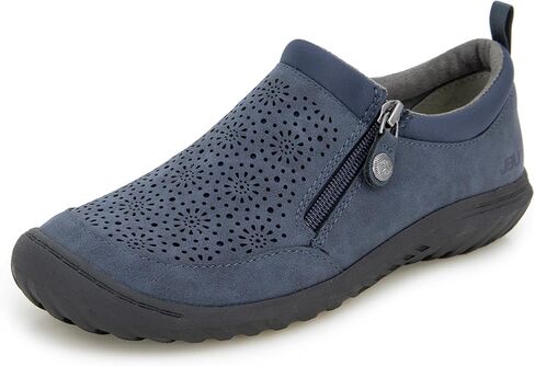 JBU Women's Avery Comfort Casual Side Zipper Dress Shoe in Saudi Arabia