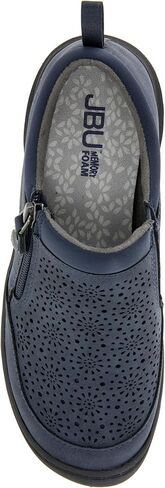 JBU Women's Avery Comfort Casual Side Zipper Dress Shoe in Saudi Arabia