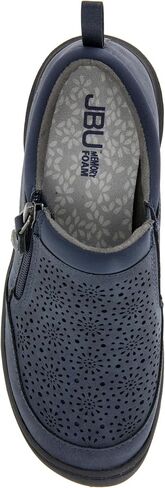 JBU Women's Avery Comfort Casual Side Zipper Dress Shoe in Saudi Arabia