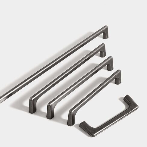10PCS Vintage and Minimalist Antique Nickel Color, Copper Brown Furniture Handles, cabinets, Drawers, wardrobes, Door Handles (Ancient Nickel Color, Single Hole) in Saudi Arabia