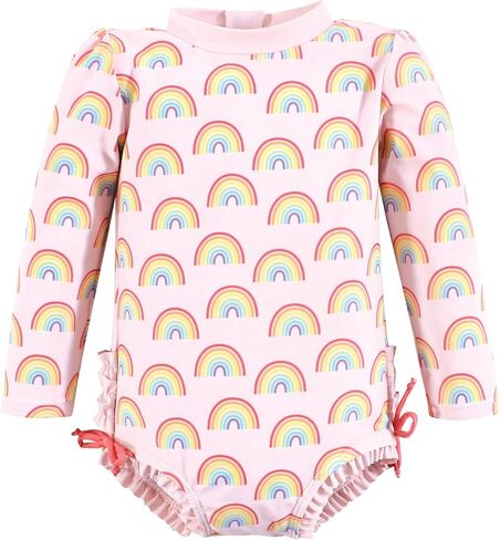 بدلة سباحة للأطفال الصغار Rashguard من Hudson Baby Baby، مقاس 12-18 شهرًا in Kuwait