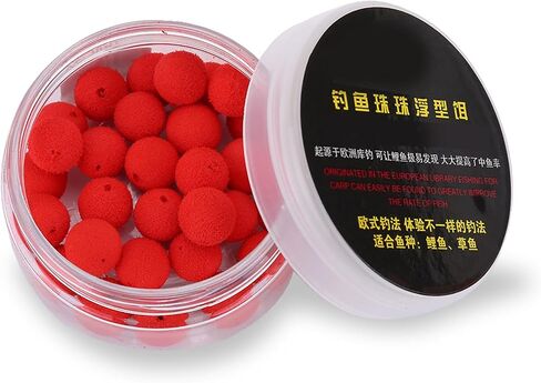 Carp Fishing Lure, 30Pcs/Box 10/12mm Smell Carp Fishing Bait Boilies Soft Bait Boilies Fishing Bait Artificial Floating Ball Beads Feeder(Orange 12mm) in Saudi Arabia