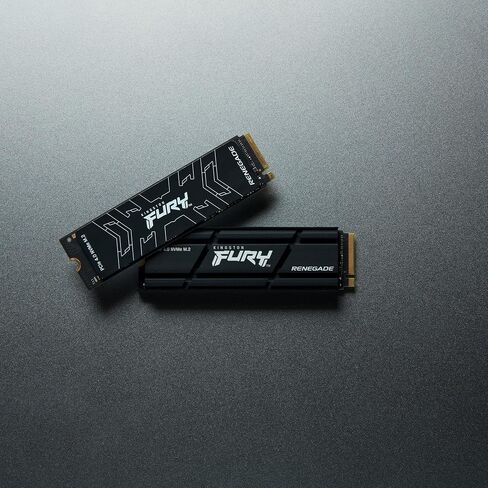 Kingston Fury Renegade 2TB PCIe Gen 4.0 NVMe M.2 SSD داخلي للألعاب مع مبدد حراري | PS5 جاهز | ما يصل إلى 7300 ميجابايت/ثانية | سفيردك/2000 جرام in Kuwait