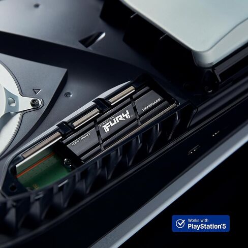 Kingston Fury Renegade 2TB PCIe Gen 4.0 NVMe M.2 SSD داخلي للألعاب مع مبدد حراري | PS5 جاهز | ما يصل إلى 7300 ميجابايت/ثانية | سفيردك/2000 جرام in Kuwait