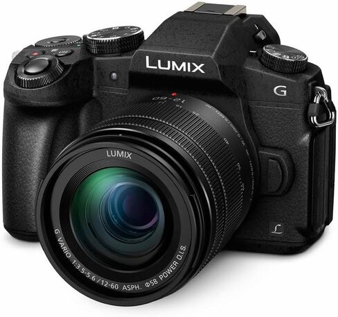 كاميرا باناسونيك لوميكس DMC-G85 بدون مرآة مع عدسة Lumix G Power OIS مقاس 12-60 مم f/3.5-5.6، وعدسة Lumix G Vario 45-150 مم f/4.0-5.6 ASPH باللون الأسود - حزمة مع حقيبة كاميرا، وبطاقة SDHC سعة 32 جيجابايت، وبطارية احتياطية. أكثر in Saudi Arabia