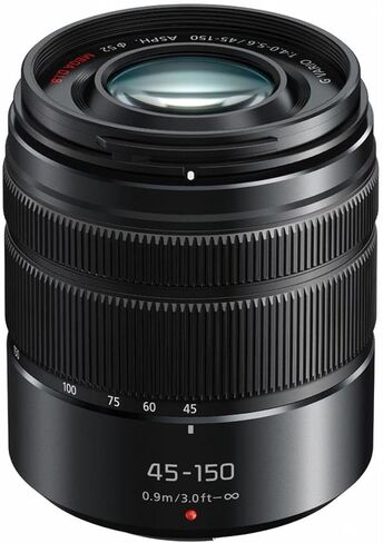 كاميرا باناسونيك لوميكس DMC-G85 بدون مرآة مع عدسة Lumix G Power OIS مقاس 12-60 مم f/3.5-5.6، وعدسة Lumix G Vario 45-150 مم f/4.0-5.6 ASPH باللون الأسود - حزمة مع حقيبة كاميرا، وبطاقة SDHC سعة 32 جيجابايت، وبطارية احتياطية. أكثر in Saudi Arabia