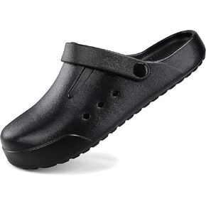 Nihaoya Clogs for Men and Womens Garden Shoes Slip-on Outdoor Beach Slippers Comfort Slip Resistant Sandals Lightweight Breathable