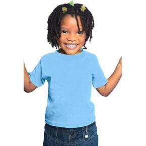 RABBIT SKINS 5.5 oz. Jersey Short-Sleeve T-Shirt (RS3301) Light Blue, 4T