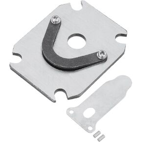 PATIKIL Air Compressor Valve Plate, Metal Air Compressor Reed Valve Kit Central Pneumatic Air Compressor Replacement Part Accessory, Silver Tone