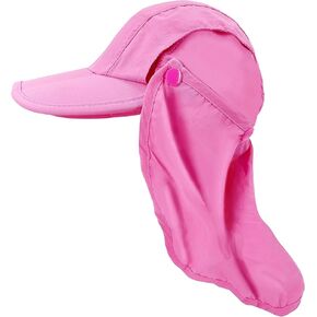 Kids Legionnaires Hat, UPF 50+ Sun Protection Swim Cap Flap Hat for Kids, Quick Drying Boys Girls Sun Hat for Beach