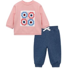 Little Me Clothes for Baby Girls' Active set, 3 Months - 12 Months