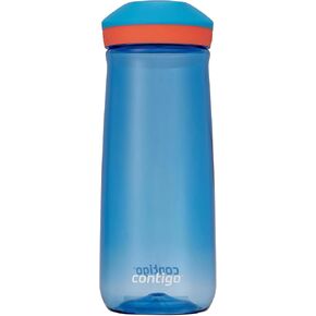 Contigo Kid's 20 oz. Micah Water Bottle w/Simple Lid - Blue Poppy/Coral