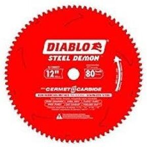 Freud D1280CF FREUD 12" x 80 Tooth Steel Demon Thin Metal Cutting Saw Blade