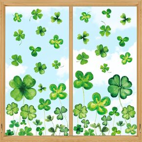 Whaline 6 Sheet Fall Floral Window Clings Sunflower Wild Flower Reusable Window Decals for Autumn Thanksgiving Seasonal Holiday Supplies Glass Home Decor