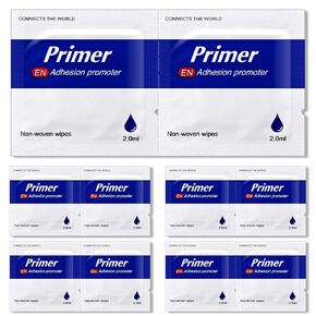 Nuanchu 16 Pcs Adhesion Promoter, High Performance Adhesion Promoter for Plastic, Double Tape Primer Increase Adhesion for Automotive Molding Tape
