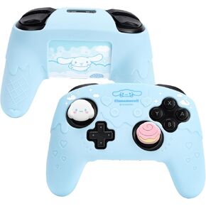 Protective Case for Nintendo Switch Pro Controller,Soft Silicone Switch Pro Controller Skin Cover Case,Anti-Slip Controller Grip Protector with 2 Thumb Grip Caps and 1 Sticker