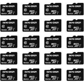 INLAND Micro Center 16GB Class 10 Micro SDHC Flash Memory Card with Adapter for Mobile Device Storage Phone, Tablet, Drone & Full HD Video Recording - 80MB/s UHS-I, C10, U1 (5 Pack)