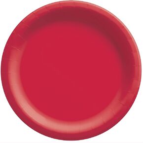 Bright Pink Round Paper Plates - 8.5" (Pack Of 20) - Perfect For Parties, Celebrations & Picnics