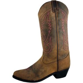 حذاء رعاة البقر الغربي من الجلد 6531 للنساء من سموكي ماونتن in Kuwait