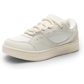 DREAM PAIRS Women's Sneakers Walking Lace-Up Comfortable Casual Vivi Fashion Sneakers Shoes.