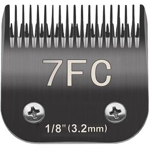 10# Pet Dog Grooming Detachable Blades, Compatible with Andis Size-10# Cut Length 1/16"(1.5mm), Most A5,KM Series Clippers,Made of Ceramic Blade (Black) 3PACKS