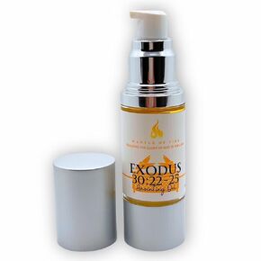 Blood Of The Lamb Anointing Oil, 1 oz. Spill proof Air compressed Pump bottle, Highest quality. Passover Story, Exodus 12:12, Made with Hyssop and Olive Oil