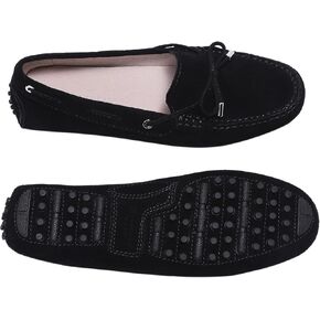 Stratuxx Kaze Women's Penny Loafers Driving Moccasins Comfort Boat Shoes Cow Suede Casual Slip-On Loafers