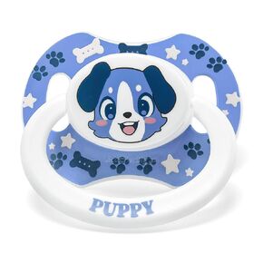 LittleForBig Little Blue Bigshield Generation-II Adult Sized Printed Pacifier