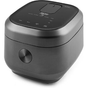 Aroma Housewares Professional 12-Cups (Cooked) / 3Qt. 360° Induction Rice Cooker & Multicooker (ARC-7606B), Black, 12 Cup